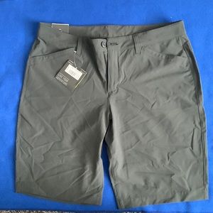 Eddie Bauer Gray Bermuda Shorts NWTS $50 Adventurer 12 Regular 10 1/2 Inseam